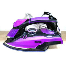 Парова праска DSP KD1001В фіолетовий техніка для дому електричний праска якісний