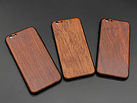 Деревянный чехол для смартфона iPhone 6/6s деревянный "темная черешня" под гравировку