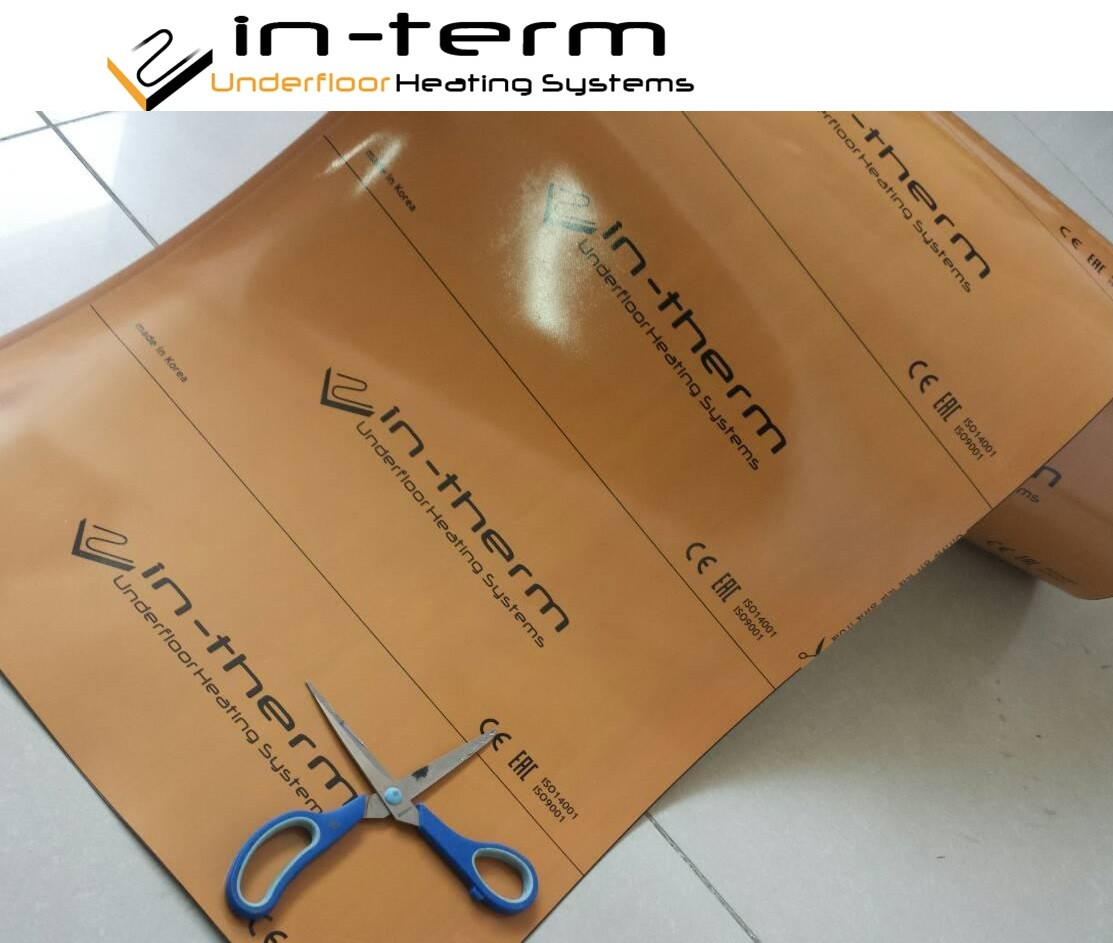 Інфрачервона нагрівальна плівка підвищеної надійності In-Therm AEN-100 (Ю.Корея)