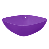 Тарелка глубокая 150*150*55мм. Фиолетовый