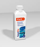 Жидкий коагулянт (флокулянт) для устранения мутности воды SeptEx Flock, 1л