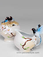 Порцеляновий набір молочник і цукорниця "Магнолія" (Pavone) FM- 73/2, фото 2