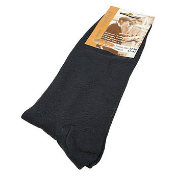 Темно-сірі чоловічі шкарпетки Markiz 018 grafit