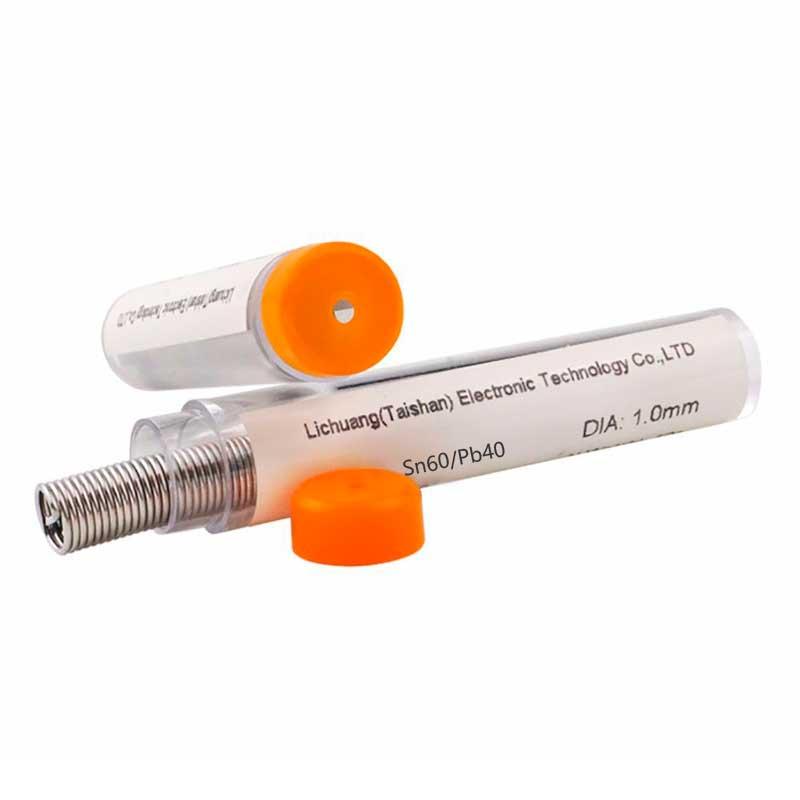 Припій ZD-160 ПОС-60 12 гр у колбі 1 мм Sn60/Pb40