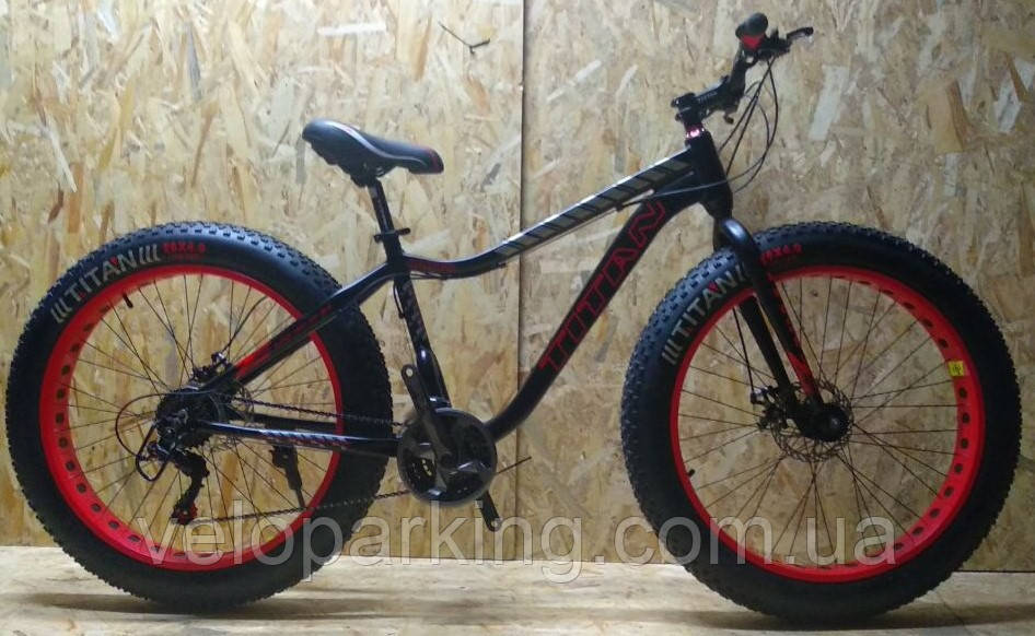 Велосипед позашляховик алюмінієвий фетбайк Toprider Kross 26 (fatbike) 2019 All