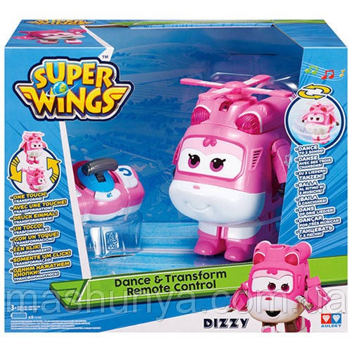 Игрушка трансформер Super Wings Dizzy Супер Крылья танцующая на р/у YW710740 - фото 6 - id-p866725259