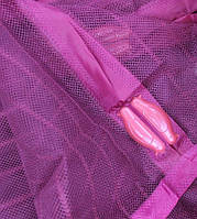 Антимоскітна штора на комбинированом магніті 100*210 фіолетова