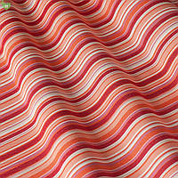 Вулична тканина в тонку червоно-бордову смугу акрил для штор, гойдалки, лажаків, в альтанку 83410v1