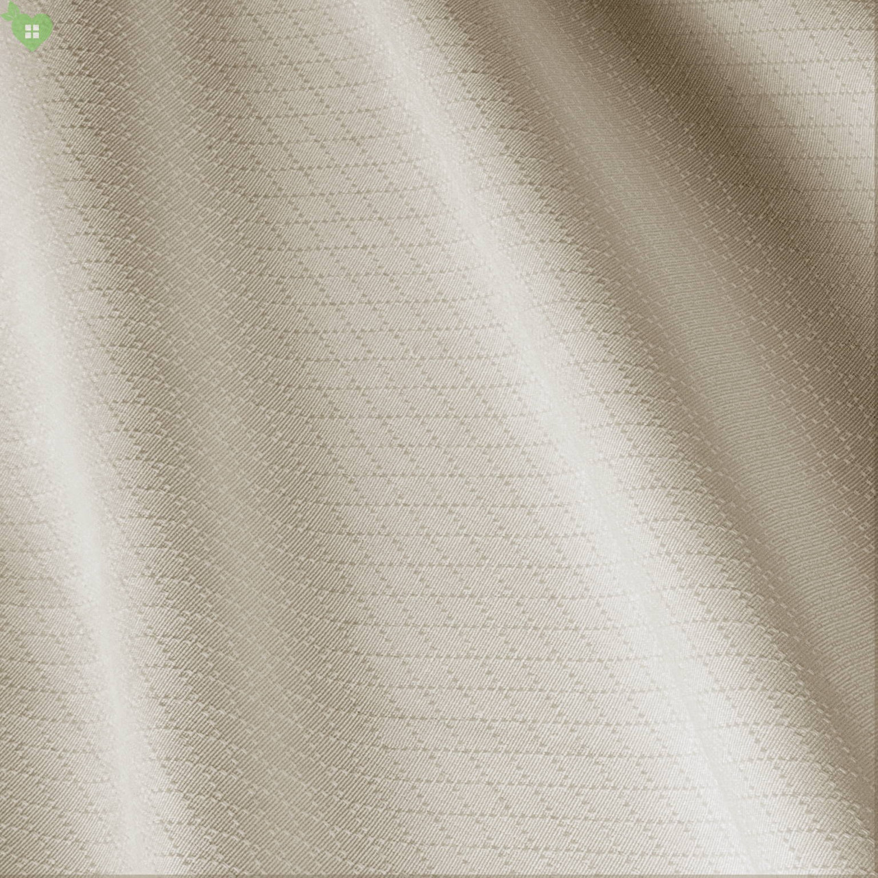 Однотонна скатертина тканина в дрібний ромбик бежевого кольору Італія 83265v4