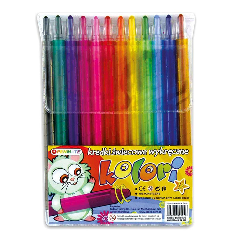 Олівці кольоровіі 12 кольорів Penmate