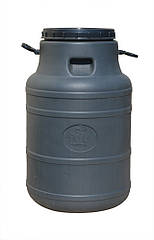 Бідон 80 л нехарчовий чорний
