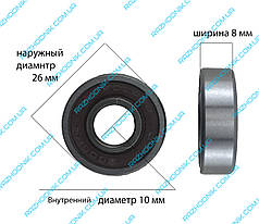 Підшипник кульковий 6000z (10*26*8)