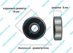 Підшипник кульковий 626 (6*19*6)