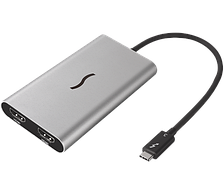 Перехідник Thunderbolt 3 на два HDMI 2.0 (TB3-DHDMI)