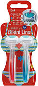 Бритва безпечна для зони бікіні одноразова "Bikini Line - 1 лезо" 2 шт (01164)