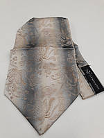 Мужской шейный платок G-Faricetti 1188 бежево-серый