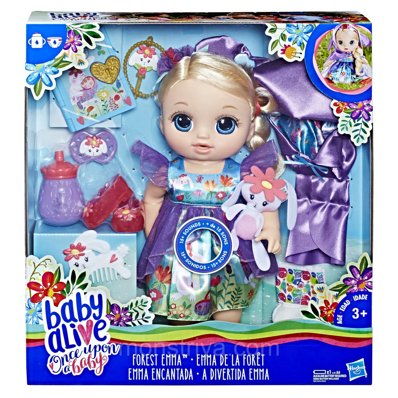 Інтерактивна лялька Baby Alive "Лісова Емма"