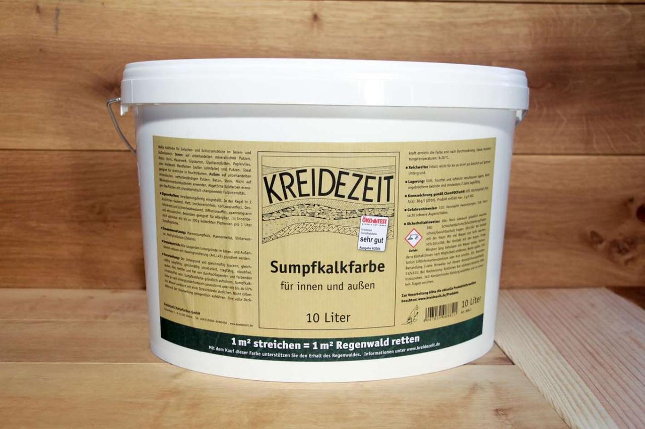 Натуральна вапняна фарба Kreidezeit Sumpfkalkfarbe 10 l