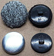 Ґудзик для обтягування тканиною 24 мм No 40 Чорний