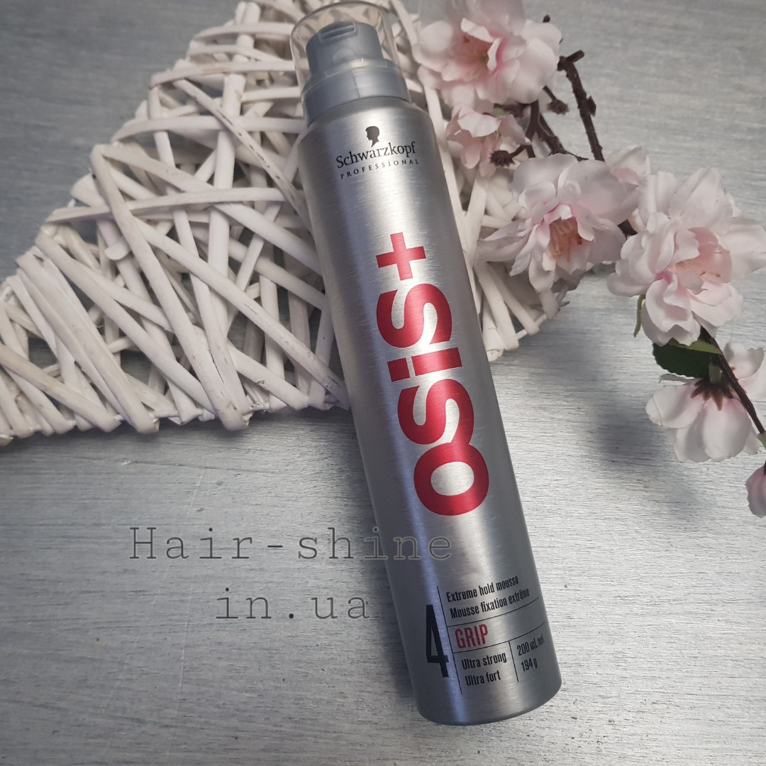 Мус надсильної фіксації Schwarzkopf Osis Grip super hold mousse 200 мл