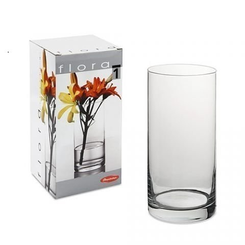 Ваза Pasabahce Flora циліндр d12,5 см h26 см скло (43846)