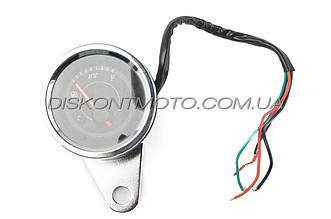 Індикатор (датчик) рівня палива виносний універсальний (аналоговий, хром) KOMATCU