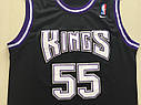 Вишивка чорна чоловіча майка Nike Williams №55 Sacramento Kings NBA (Вільямс), фото 2