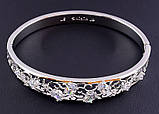 Шикарний браслет із білими фіанітами від студії LadyStyle.Biz, фото 6
