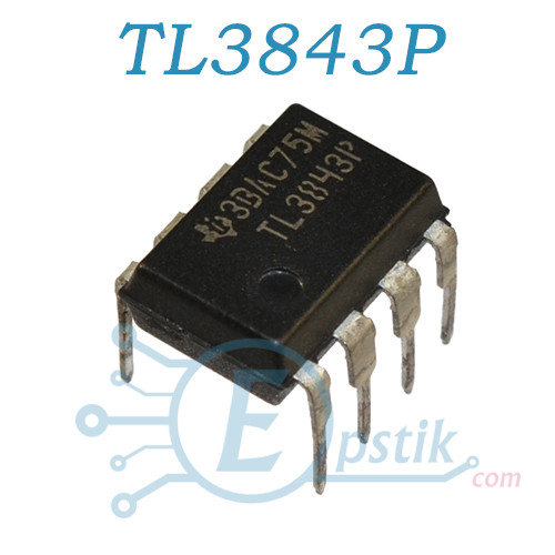 TL3843P, DC-DC-перетворювач, DIP8