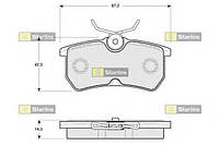 Тормозные колодки задние Форд IKON V/ Фокус/ Фокус универсал (пр-во STARLINE BDS148)