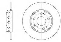 Тормозной диск передний Опель Аскона C/ Астра F/ Астра F CLASSIC/ CORSA A TR/ CORSA A (пр-во ROADHOUSE