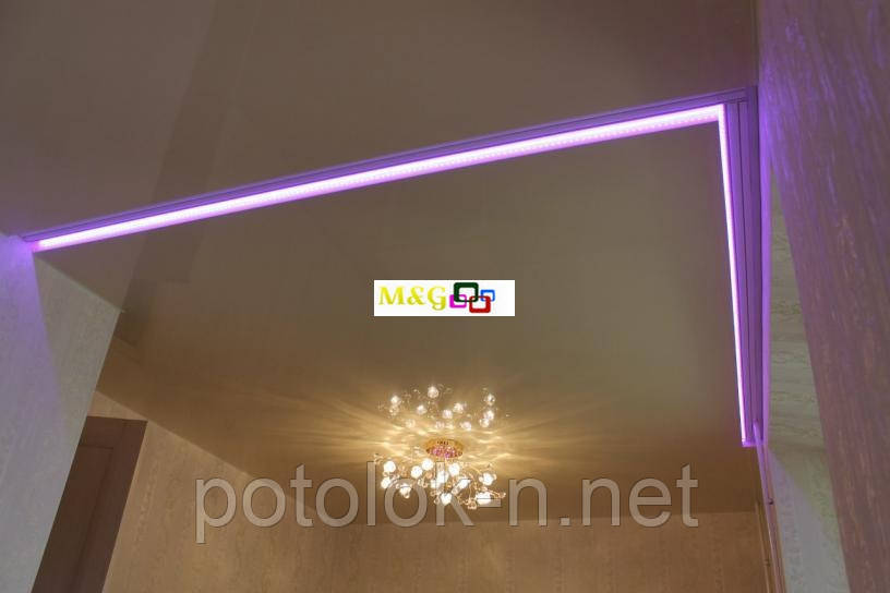 Натяжной потолок с подсветкой - фото 4 - id-p255209119