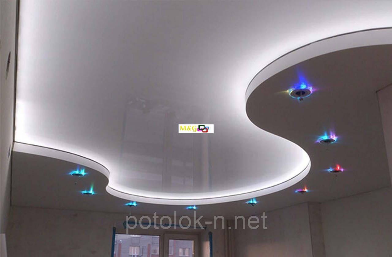 Натяжной потолок с подсветкой - фото 6 - id-p255209119