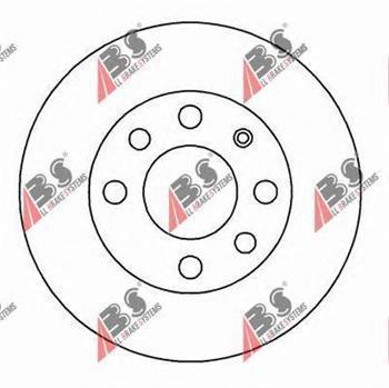 Тормозной диск передний CHEVROLET, Деу Ниссан, Опель (пр-во A.B.S. 15770) - фото 1 - id-p867065813