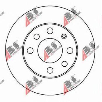 Тормозной диск передний Опель CORSA A TR/ CORSA A/ Кадет D/ MONZA E/ Кадет E Комбо (пр-во A.B.S. 15751) - фото 1 - id-p867065814