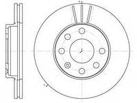 Тормозной диск передний CHEVROLET, Деу Опель (пр-во ROADHOUSE 6061.10)