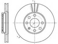Тормозной диск передний Опель Астра F/ Astra F/ Opel Astra G, опель астра g (пр-во ROADHOUSE 6572.10)