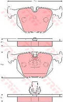 Тормозные колодки задние БМВ 3/ 5/ 7/ X3/ X5/ Z4/ Z8 (пр-во TRW GDB1530)