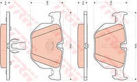 Тормозные колодки задние БМВ 5/ 6 (пр-во TRW GDB1727)