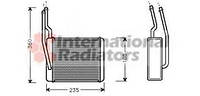 Радиатор печки (отопителя) Ford Focus, Форд Фокус/ Фокус универсал/ Транзит Transit (пр-во VAN WEZEL 18006272)