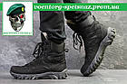 Тактичні зимові берці "Commando NATO" (армійські черевики Коммандос) у кольорі чорний black утеплювач хутро, фото 3