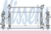 Радиатор охлаждения Ford Focus, Форд Фокус, Мазда, Вольво (пр-во NISSENS 62017A)