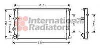 Радиатор охлаждения Ниссан, Опель, Рено (пр-во VAN WEZEL 43002276)