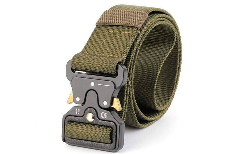 Ремінь тактичний Assault belt з металевою пряжкою олива