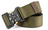 Ремінь тактичний Assault belt з металевою пряжкою олива, фото 2