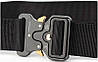 Ремінь тактичний Assault belt з металевою пряжкою чорний, фото 7