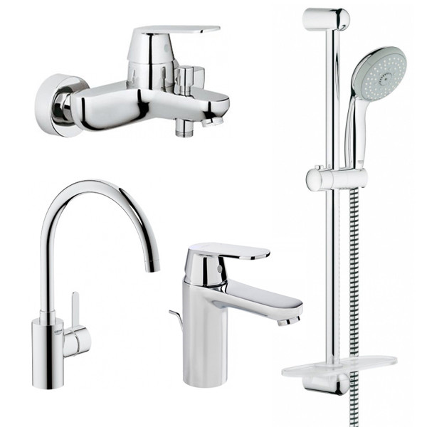 Набір змішувачів для ванни Grohe Eurosmart Cosmopolitan 126115MK