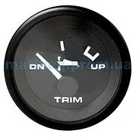 Трим-индикатор для MERCURY, MARINER,YAMAHA (выпуск до 2001 года), черный циферблат/черный корпус, UP-DN.