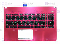 Оригинальная клавиатура для ноутбука Asus X501 series, передняя панель, rus, pink