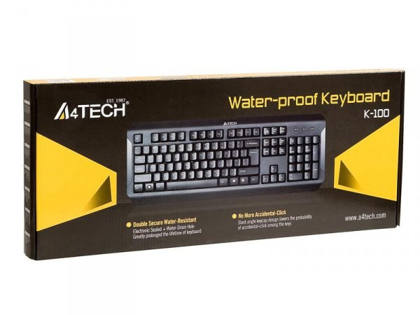 Клавіатура A4Tech K-100 USB Black